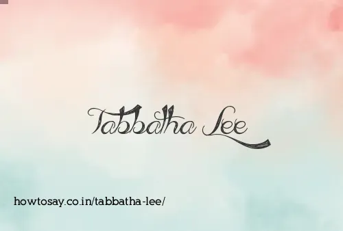 Tabbatha Lee