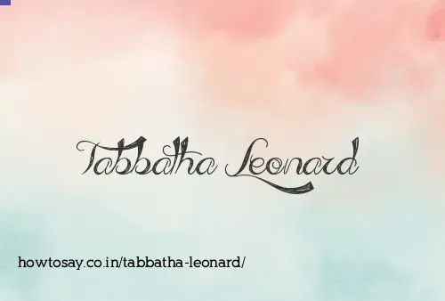 Tabbatha Leonard