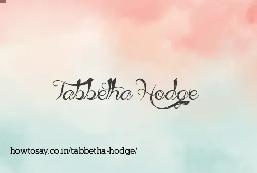 Tabbetha Hodge