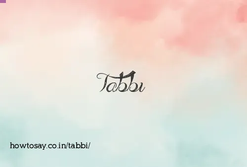 Tabbi