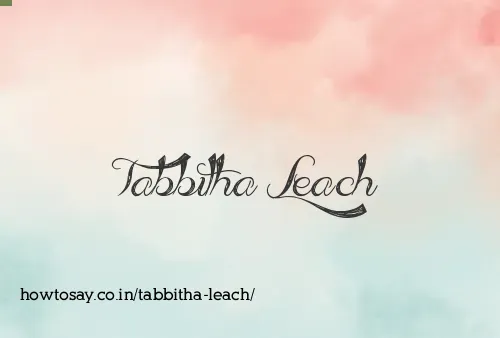 Tabbitha Leach