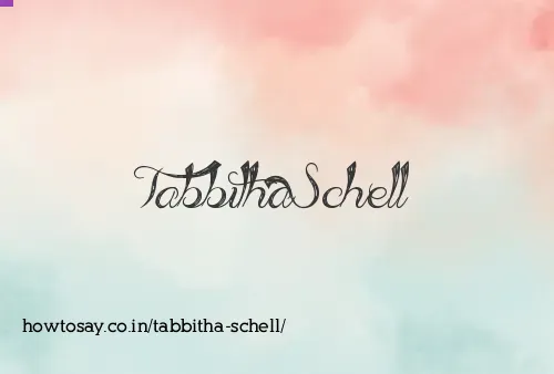 Tabbitha Schell