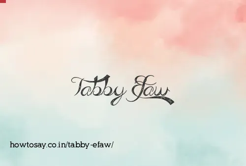 Tabby Efaw