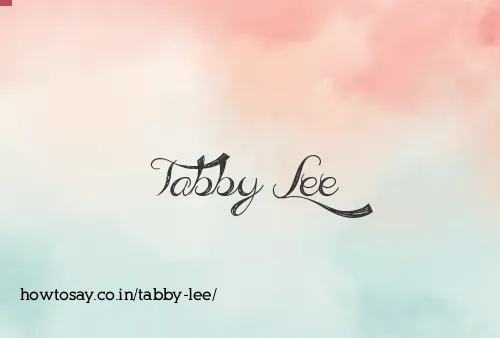 Tabby Lee