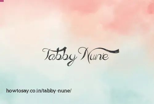 Tabby Nune