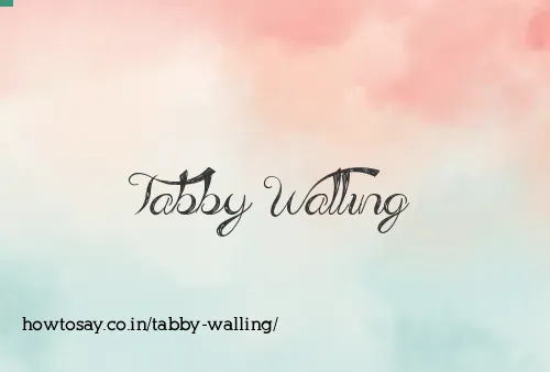 Tabby Walling