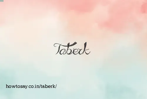 Taberk