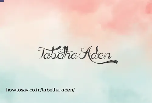 Tabetha Aden