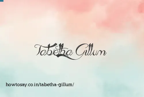 Tabetha Gillum