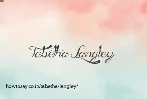 Tabetha Langley