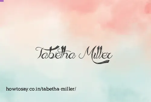 Tabetha Miller