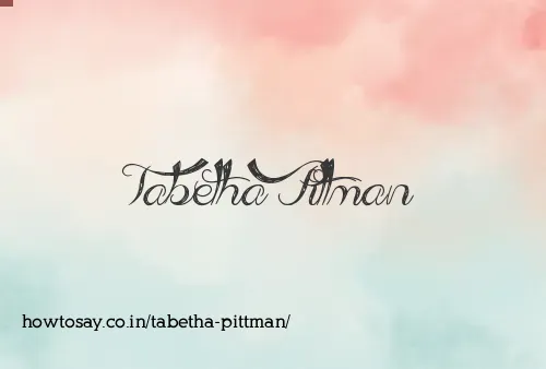 Tabetha Pittman