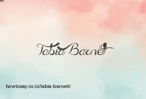Tabia Barnett
