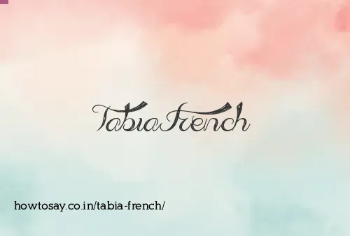 Tabia French