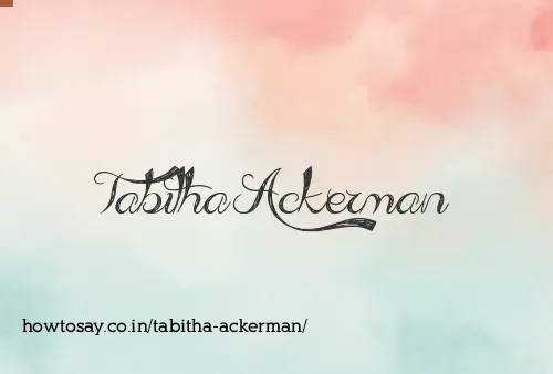 Tabitha Ackerman