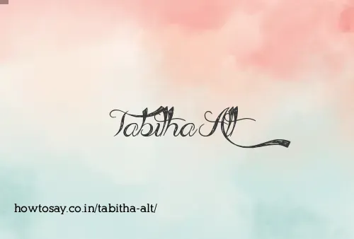 Tabitha Alt