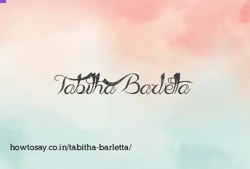 Tabitha Barletta