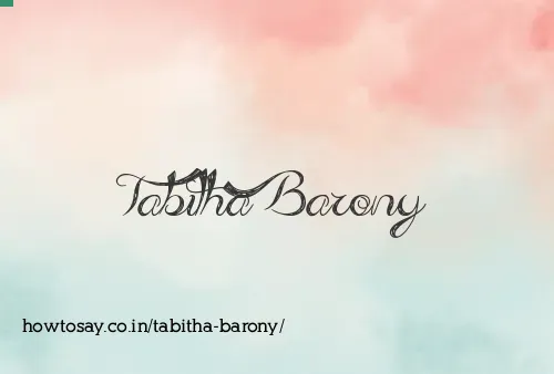 Tabitha Barony