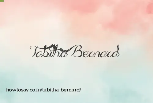 Tabitha Bernard