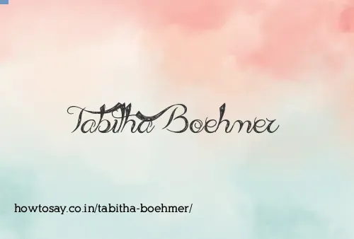 Tabitha Boehmer