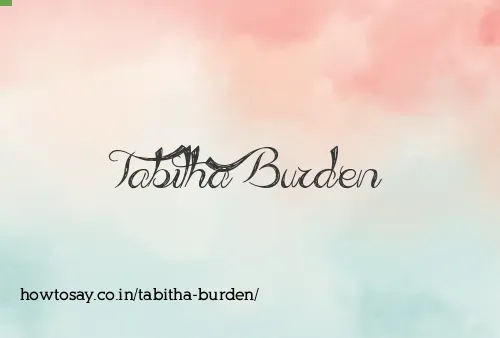 Tabitha Burden