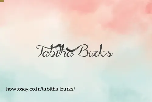 Tabitha Burks