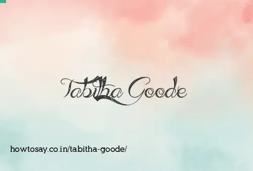 Tabitha Goode