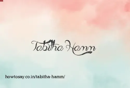 Tabitha Hamm