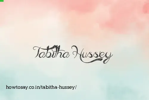 Tabitha Hussey