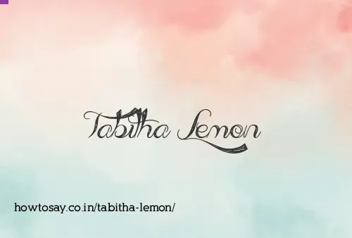 Tabitha Lemon