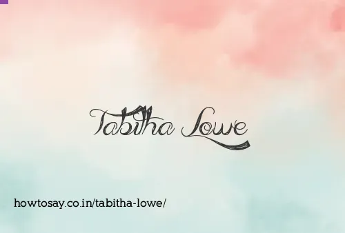 Tabitha Lowe