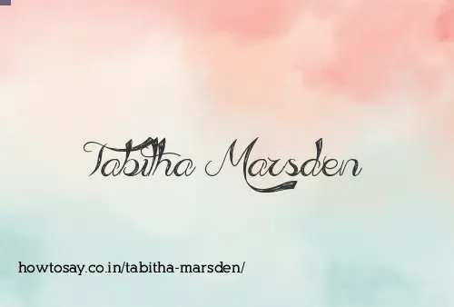 Tabitha Marsden