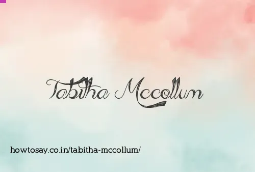 Tabitha Mccollum