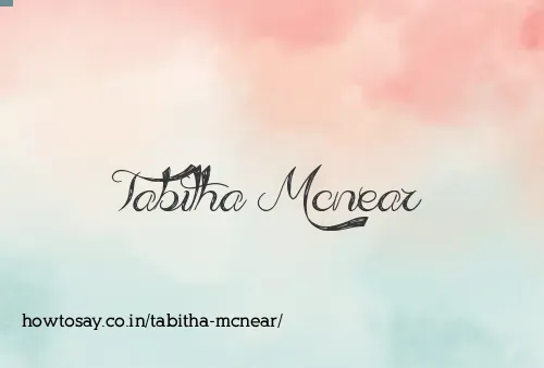 Tabitha Mcnear