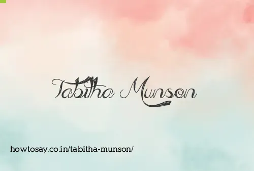 Tabitha Munson