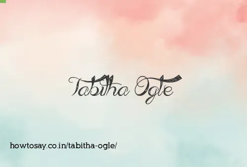 Tabitha Ogle