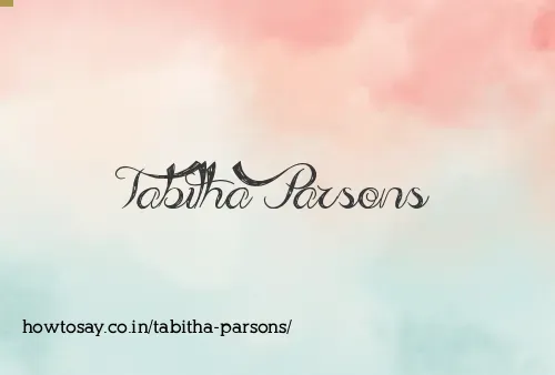 Tabitha Parsons
