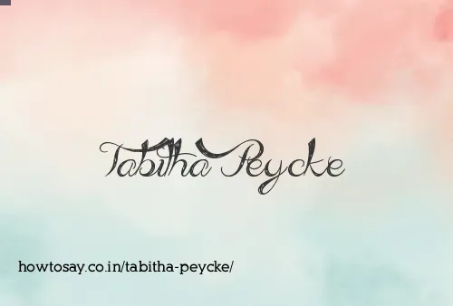 Tabitha Peycke