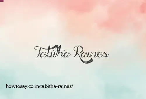 Tabitha Raines