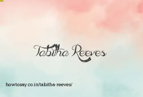 Tabitha Reeves