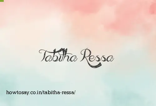 Tabitha Ressa