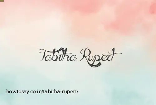 Tabitha Rupert