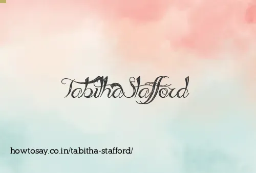 Tabitha Stafford