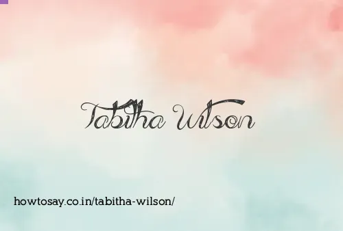 Tabitha Wilson
