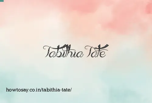 Tabithia Tate