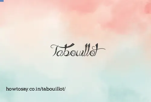 Tabouillot