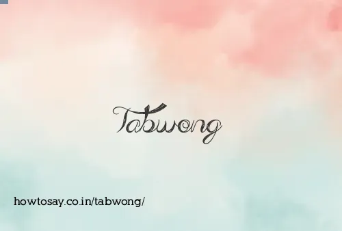 Tabwong