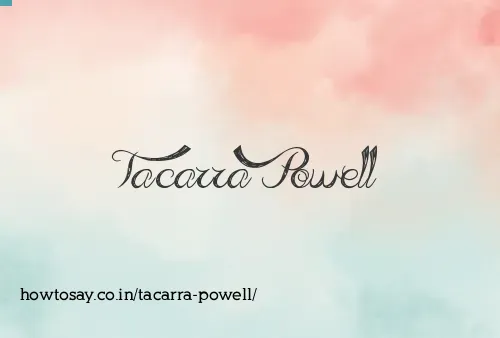 Tacarra Powell