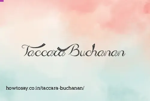 Taccara Buchanan