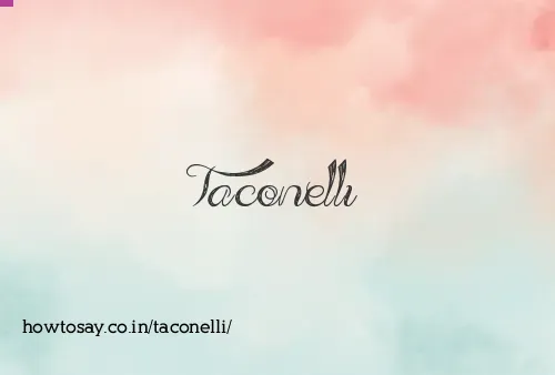 Taconelli